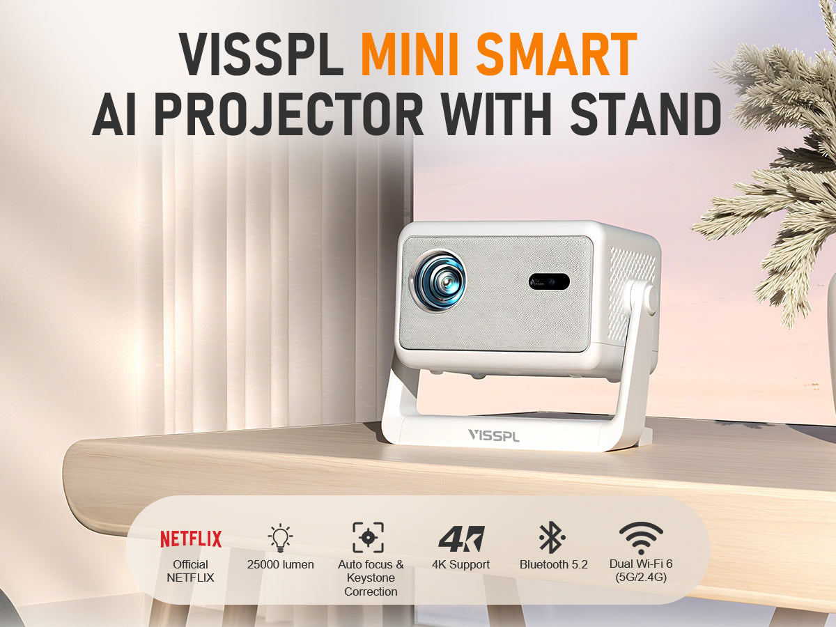 VISSPL Smart Projector H86