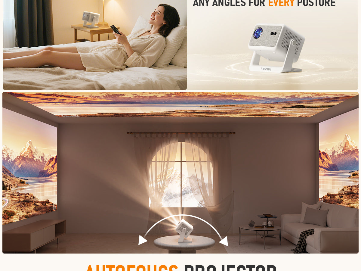 VISSPL Smart Projector H86