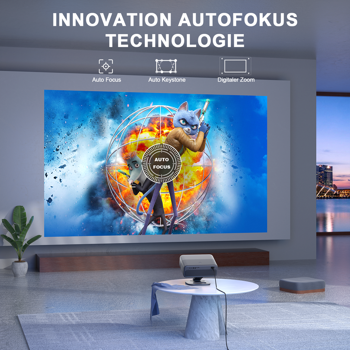 H10 Smart Projector 4K