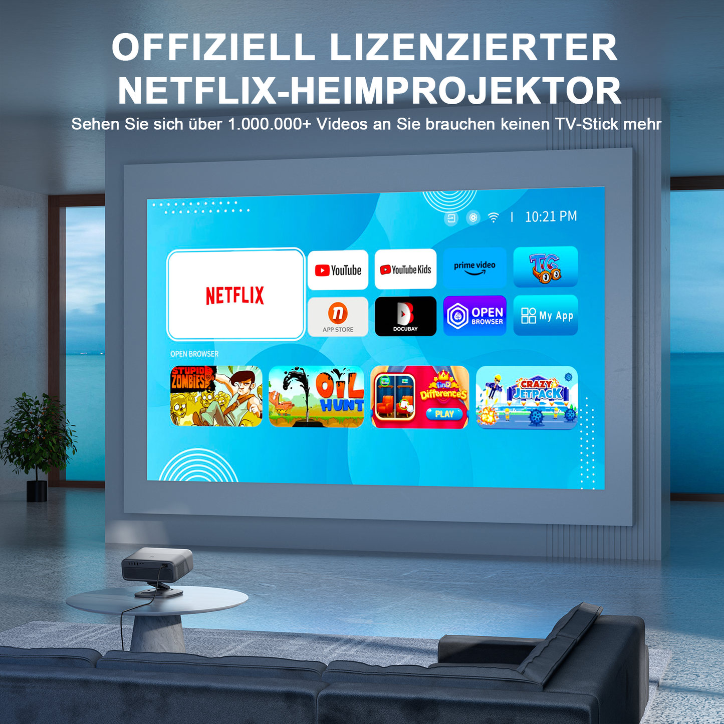 H10 Smart Projector 4K
