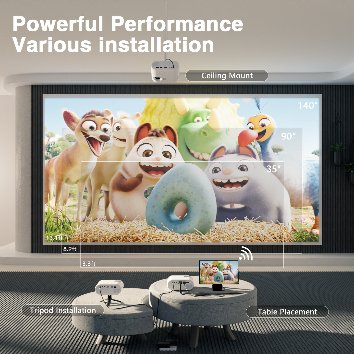 Mini Projector V16